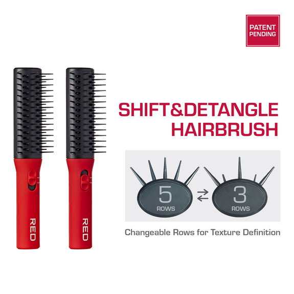 RED BY KISS Shift-N-Detangle Hair Brush