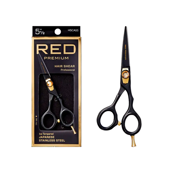 RED BY KISS Premium Artisan Professional Hair Shears 5.5"