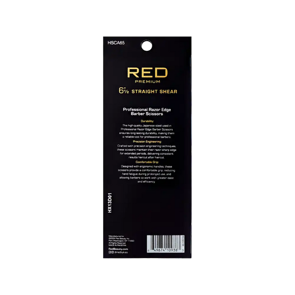 RED BY KISS Premium Artisan Professional Hair Shears 6.5"