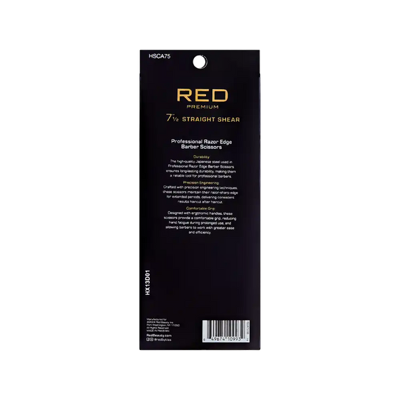 RED BY KISS Premium Artisan Professional Hair Shears 7.5"