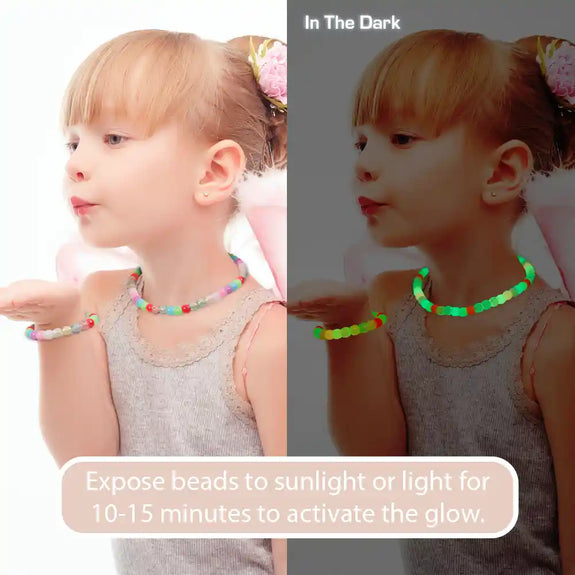 RED BY KISS Glow In The Dark Hair Beads