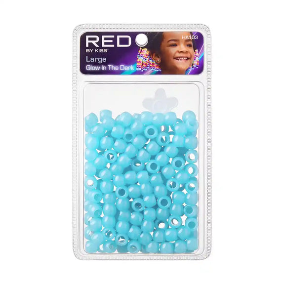 RED BY KISS Glow In The Dark Hair Beads
