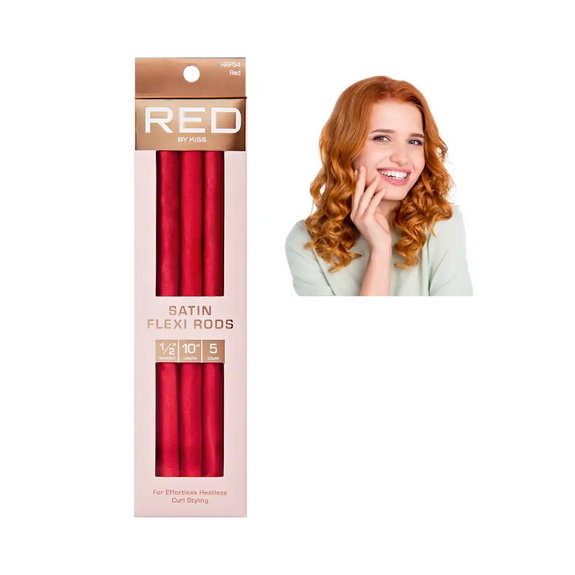 RED BY KISS Heatless Curling Silky Satin Flexi Rods