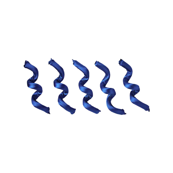 RED BY KISS Heatless Curling Silky Satin Flexi Rods BLUE