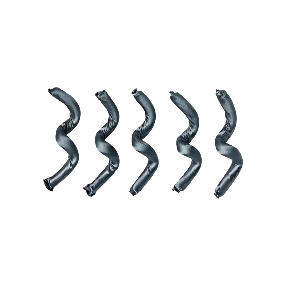 RED BY KISS Heatless Curling Silky Satin Flexi Rods GRAY
