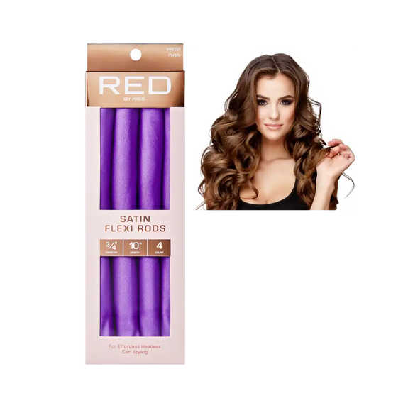 RED BY KISS Heatless Curling Silky Satin Flexi Rods