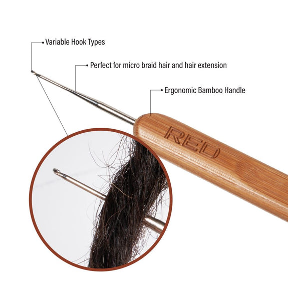 RED BY KISS Dreadlock Crochet Hook 0.5mm