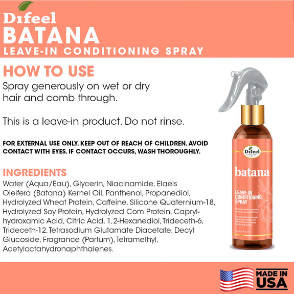 DIFEEL BATANA LEAVE-IN CONDITIONING SPRAY 355ML