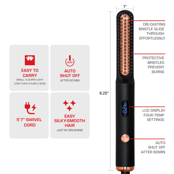 RED BY KISS HEAT REAL SMOOTHING BRUSH