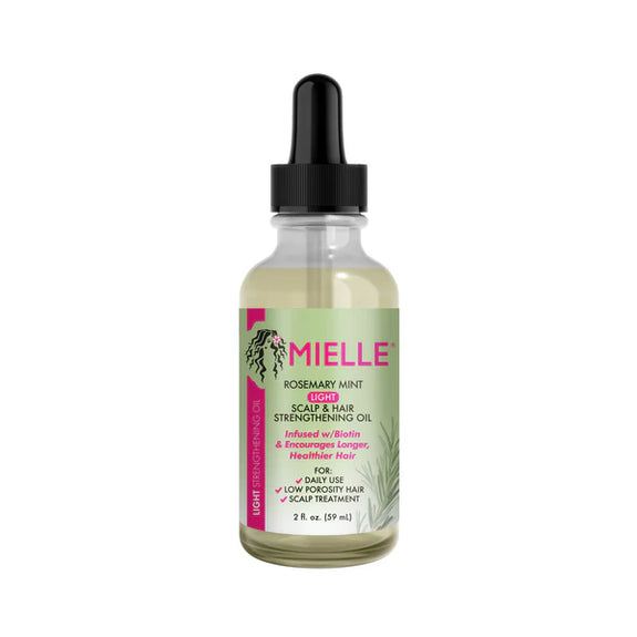 MIELLE ORGANICS Rosemary Mint Light Scalp & Hair Strengthening Oil