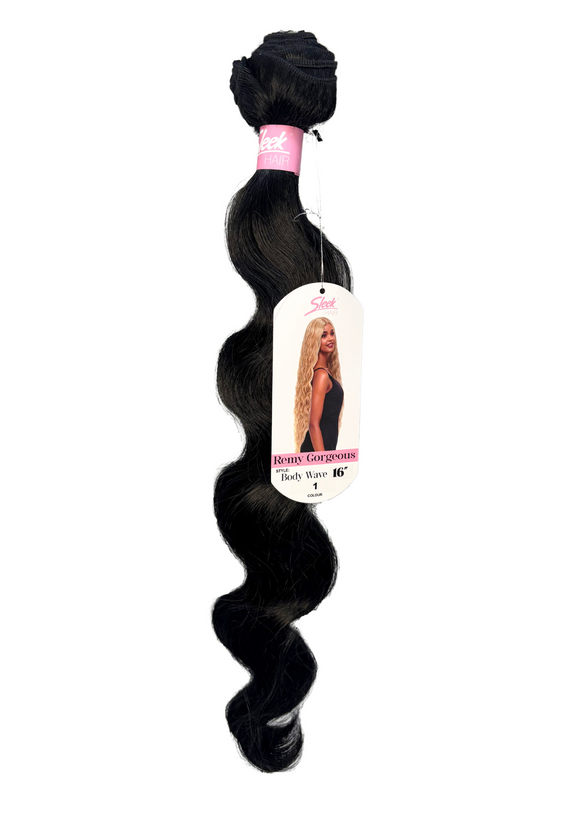 REMY GORGEOUS 100%  PREMIUM SYNTHETIC VIRGIN HAIR DUPE BODY  WAVE