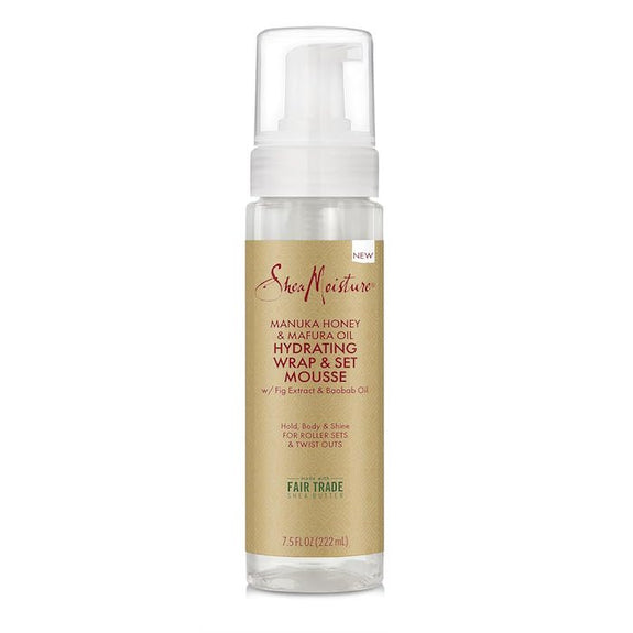 Shea Moisture | Manuka Honey & Mafura Oil Hydrating Wrap & Set Mousse 222 ml
