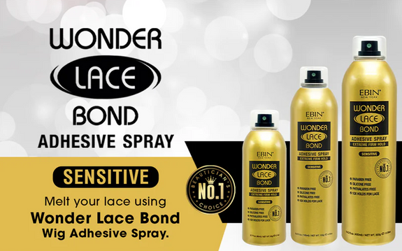 EBIN WONDER LACE BOND WIG ADHESIVE SPRAY - SENSITIVE