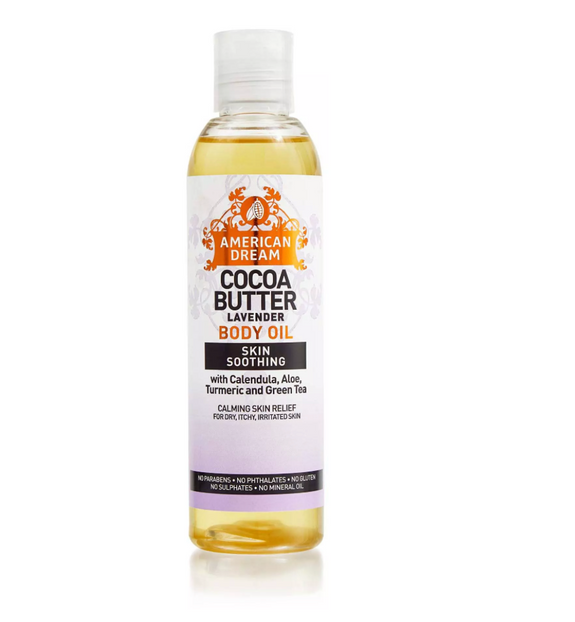 American Dream Lavender Cocoa Butter Body Oil 200 ml