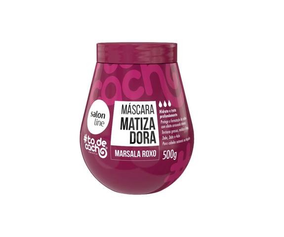 SALON LINE #todecacho Marsala Purple Toning Mask 500g Salon Line
