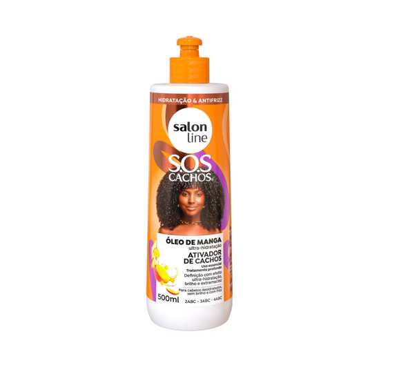 SALON LINE SOS CACHOS MANGO OIL ULTRA HYDRATION  CURL ACTIVATOR 500ML