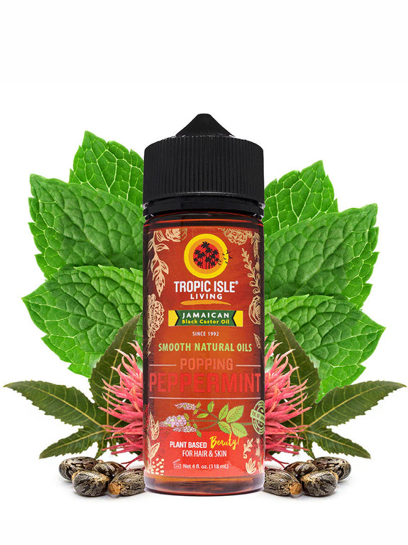 TROPIC ISLE LIVING SMOOTH NATURAL OIL - POPPING PEPPERMINT 4OZ