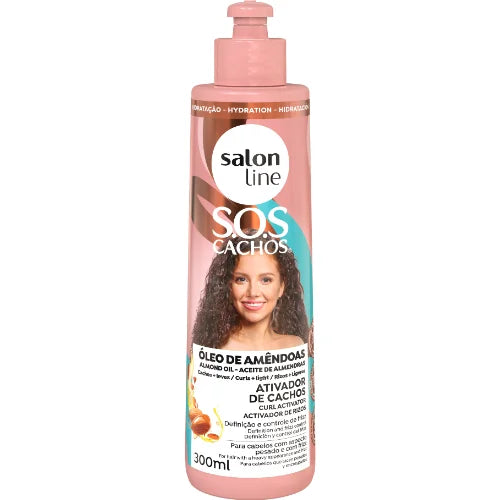 SALON LINE SOS CACHOS ALMOND OIL CURL ACTIVATOR 300 ML