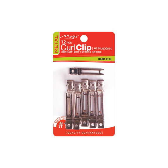 MAGIC COLLECTION 12PCS CURL CLIP