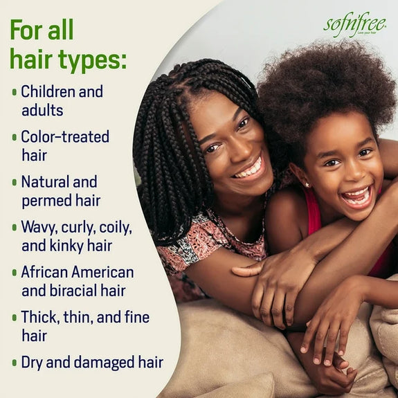 Sofn’Free Moisturizer & Curl Activator for Natural Hair, Soft Curls, and Waves