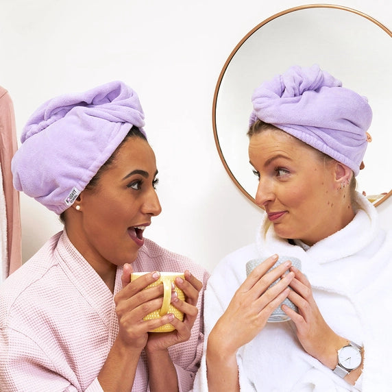 NOUGHTY Microfibre Hair Towel - the Purple One