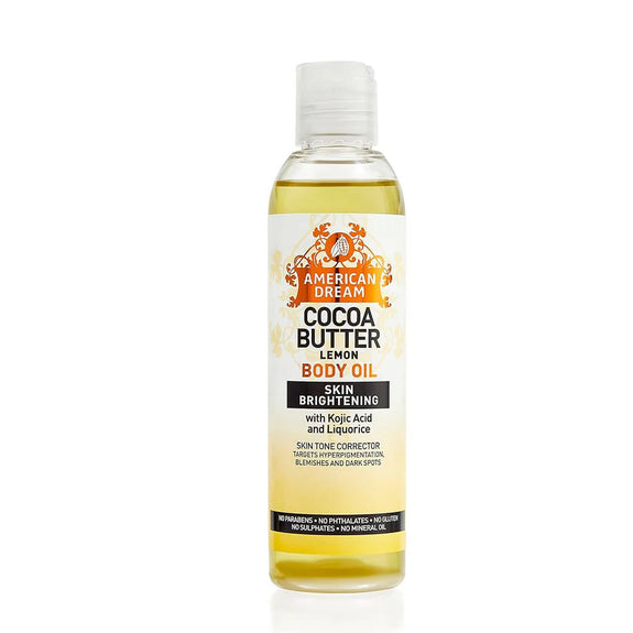 American Dream Cocoa Butter Lemon Body Oil 200ml