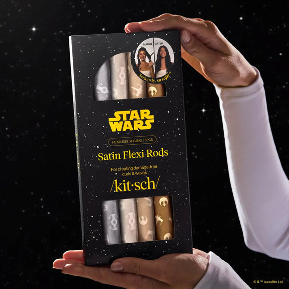 KITSCH Star Wars™ & Kitsch Satin Flexi Rods - Light Side Vs Dark Side