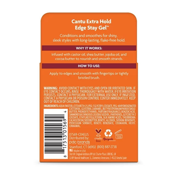 CANTU EXTRA HOLD EDGE STAY GEL 64G