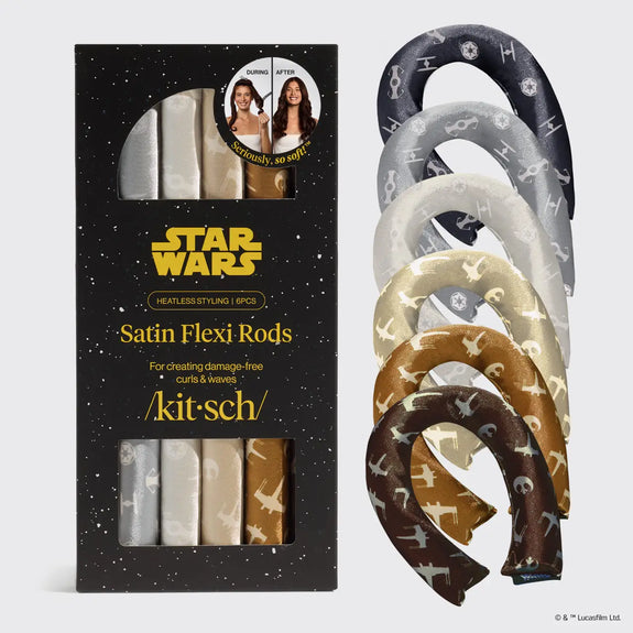 KITSCH Star Wars™ & Kitsch Satin Flexi Rods - Light Side Vs Dark Side