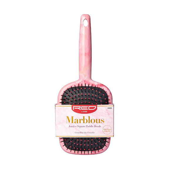 RED BY KISS Marblous Paddle Jumbo Brush  For Great Hair Day, Everyday!