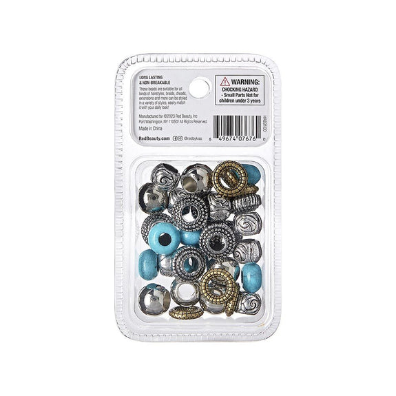 RED BY KISS Luxury Metal Hair Beads (32pcs)