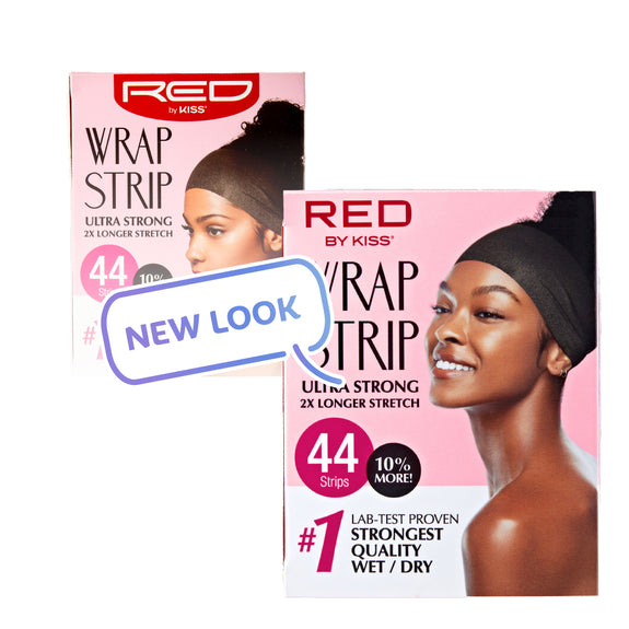 RED BY KISS WRAP STRIPS ULTRA STRONG 2X LONGER STRETCH  3.5"