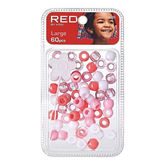 RED BY KISSS Large Hair Beads (60pcs)