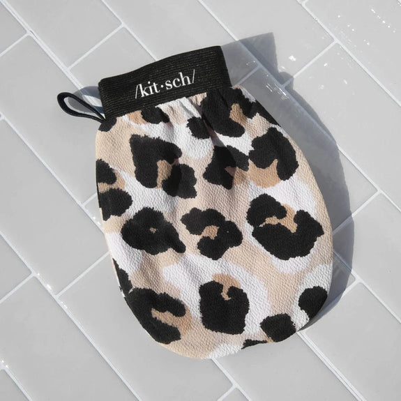 KITSCH Leopard Exfoliating Glove