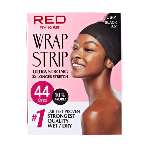 RED BY KISS WRAP STRIPS ULTRA STRONG 2X LONGER STRETCH  3.5"