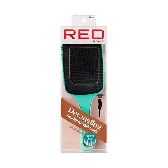 RED BY KISS Detangling Two-Tiered Teeth Brush
