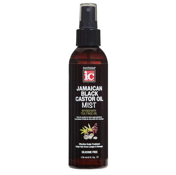 IC FANTASIA JAMAICAN BLACK CASTOR OIL MIST ‣ INFUSED WTH TEA TREE OIL 6 OZ