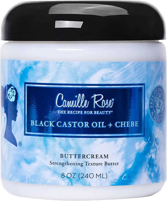 CAMILLE ROSEBLACK CASTOR OIL PLUS CHEBE BUTTERCREAM-8 oz
