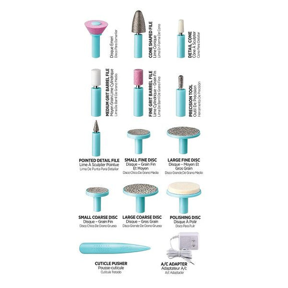 KISS NEW YORK POWER FILE NAIL DYYER ALL IN ONE NAIL CARE KIT