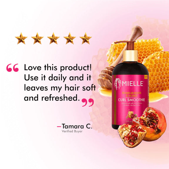 MIELLE POMEGRANATE & HONEY CURL SMOOTHIE-12 oz