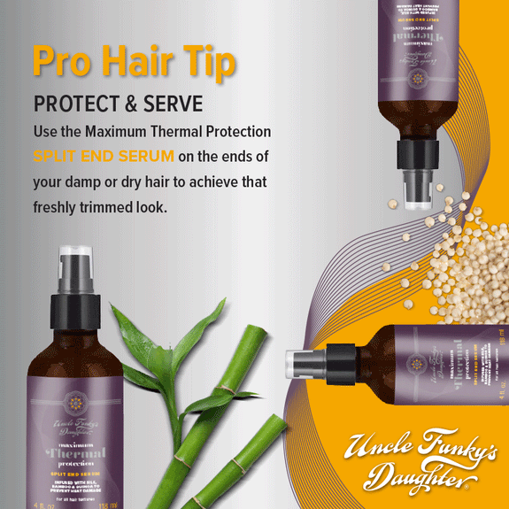 UNCLE FUNKY'S DAUGHTER Split End Serum - Maximum Thermal Protection-4 OZ