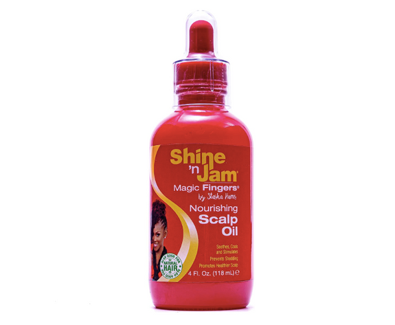 AMPRO SHINE N JAM MAGIC FINGERS NOURISHING SCALP OIL 4 OZ
