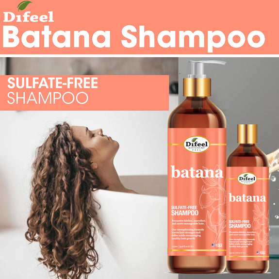 DIFEEL BATANA  SULFATE FREE SHAMPOO 33 OZ