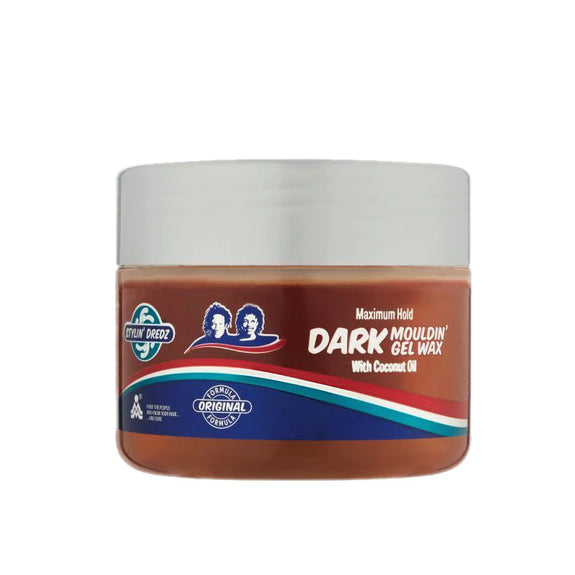 Stylin Dredz Maximum Hold Dark Mouldin Gel Wax With Coconut Oil