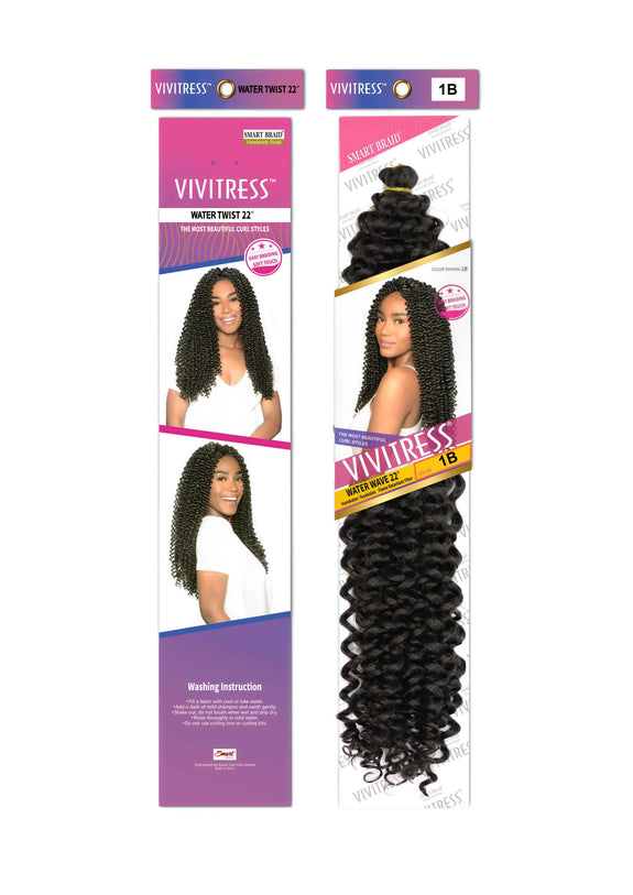 VIVITRESS WATER WAVE HAIR FOR BRAIDING & CROCHET