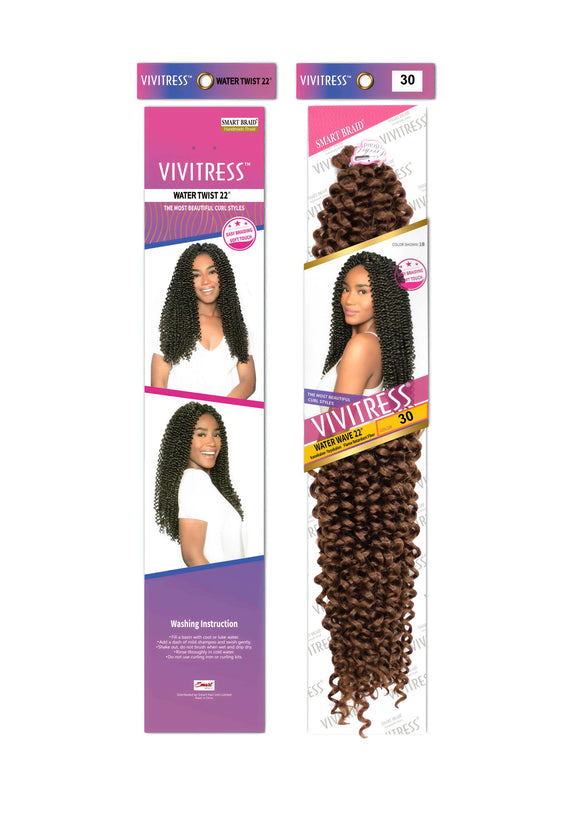 VIVITRESS WATER WAVE HAIR FOR BRAIDING & CROCHET