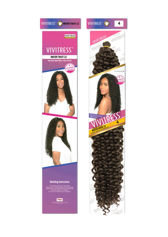 VIVITRESS WATER WAVE HAIR FOR BRAIDING & CROCHET