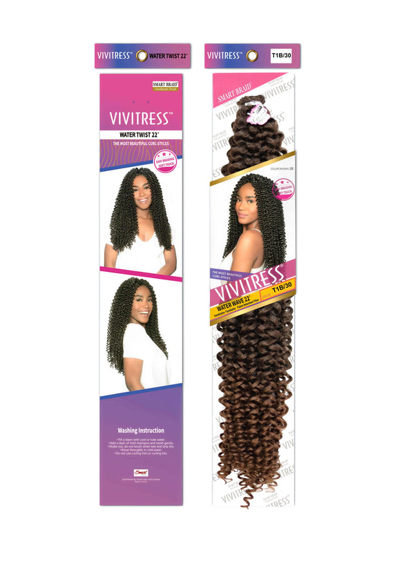 VIVITRESS WATER WAVE HAIR FOR BRAIDING & CROCHET