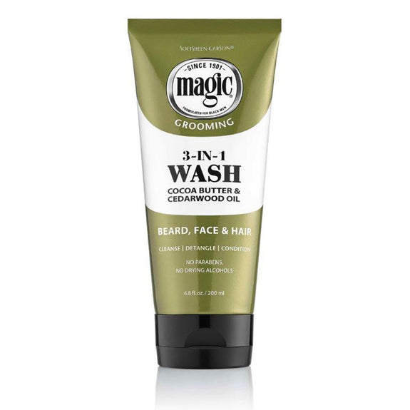 Magic® Grooming 3-In-1 Beard Wash With Almond Oil-200ML