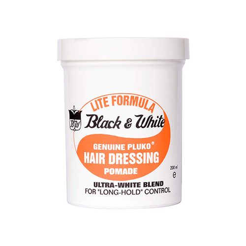 Black & White Hair Dressing Pomade, Lite Formula 200ml